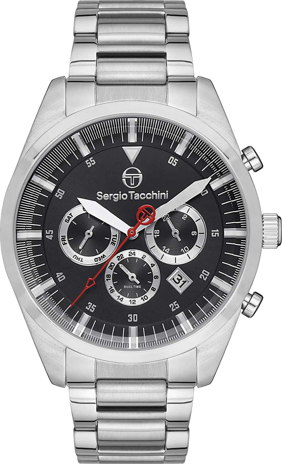 фото Наручные часы мужские sergio tacchini st.1.10213-1 серебристые