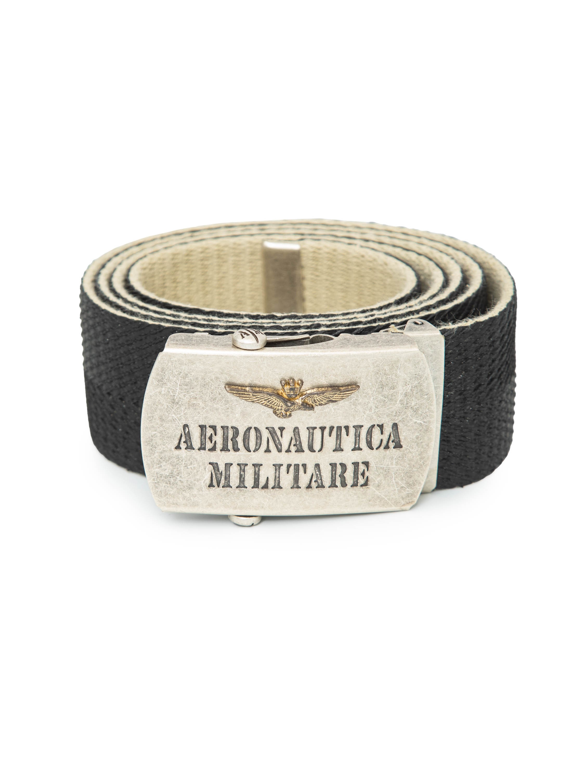 

Ремень унисекс Aeronautica Militare CI292CT3108 черный/бежевый, 100 см, CI292CT3108
