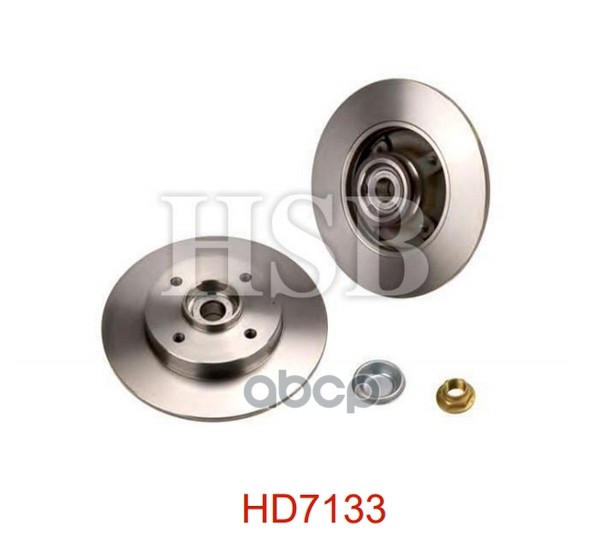 

Диск Тормозной Задний Citroen Peugeot C4 / 207 / 307 04- HSB арт. HD7133
