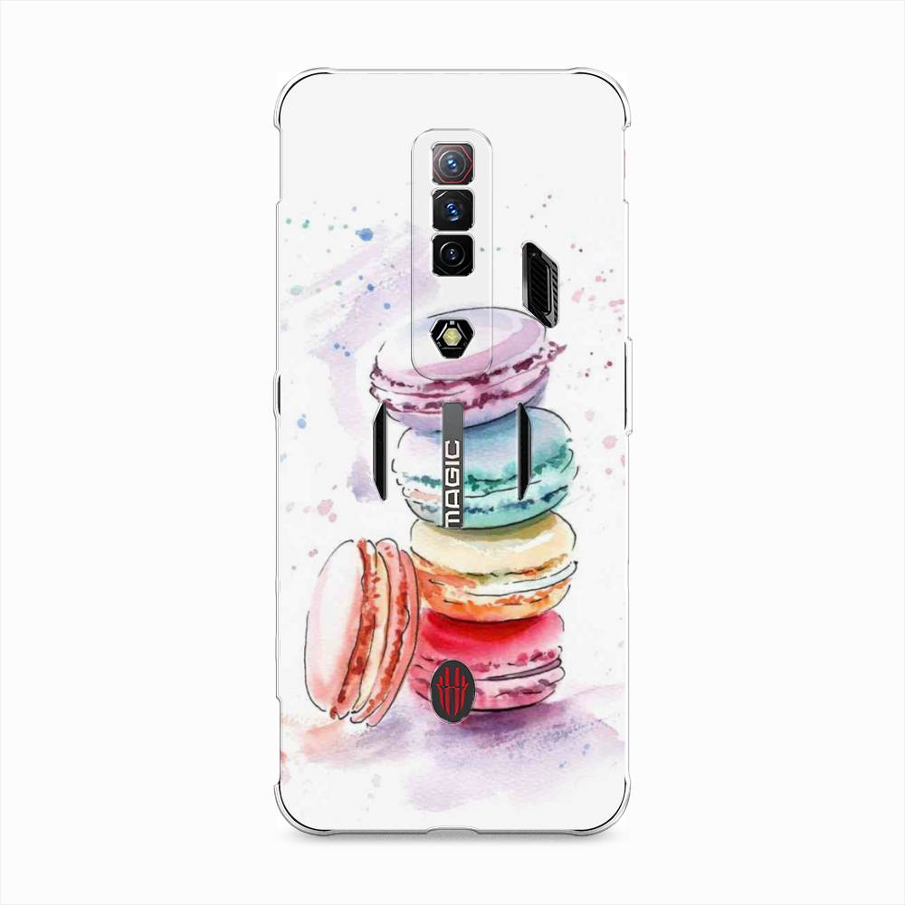 

Чехол Awog на ZTE Nubia Red Magic 7S / ЗТЕ Нубия Ред Мэджик "Пирамидка макарони 2", Разноцветный, 136350-10