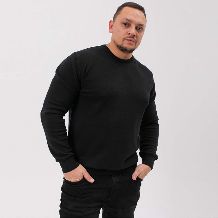 

Джемпер мужской CHIC&CHARISMA Р00021270 черный 50, Р00021270