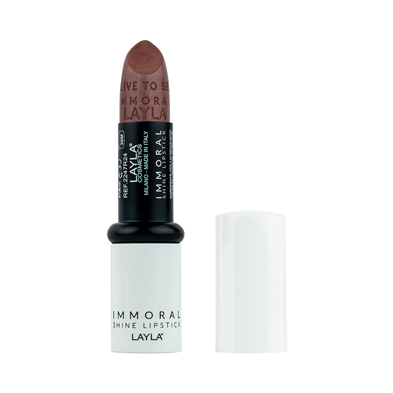 Помада для губ Layla Cosmetics блестящая  Immoral Shine Lipstick N11 eveline помада для губ aqua trend collection