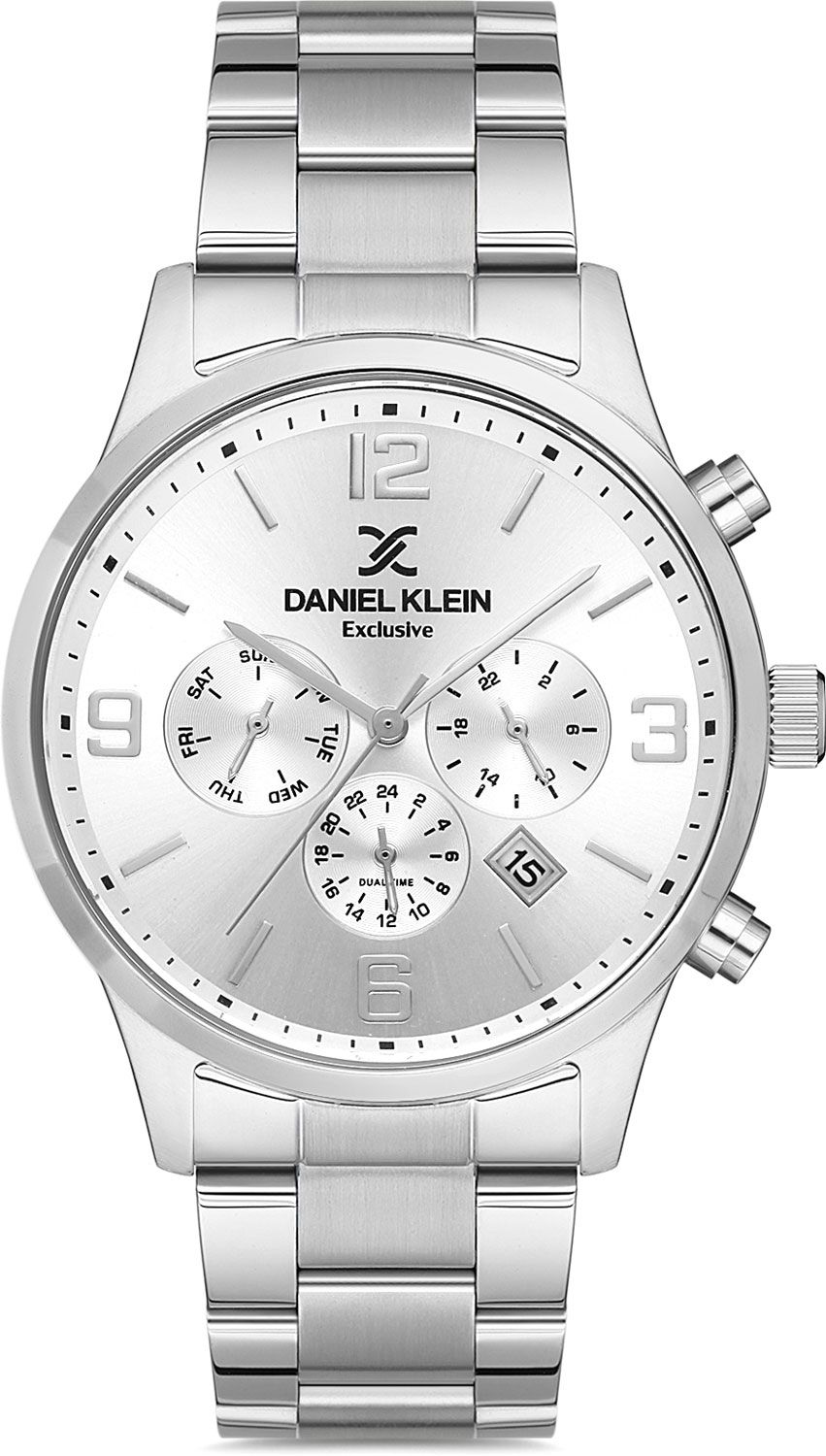 фото Наручные часы мужские daniel klein dk.1.12969-1 серебристые