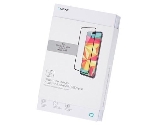 

Защитное стекло ONEXT для Honor 10 Lite/Huawei P smart 2019 3D Black Frame, для Honor 10 Lite / Huawei P smart 2019 3D Black Frame (полноклеевое)