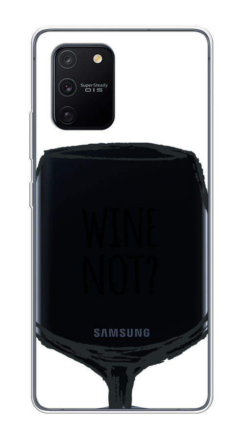 

Чехол на Samsung Galaxy A91 "Wine not white", Белый, 29950-6