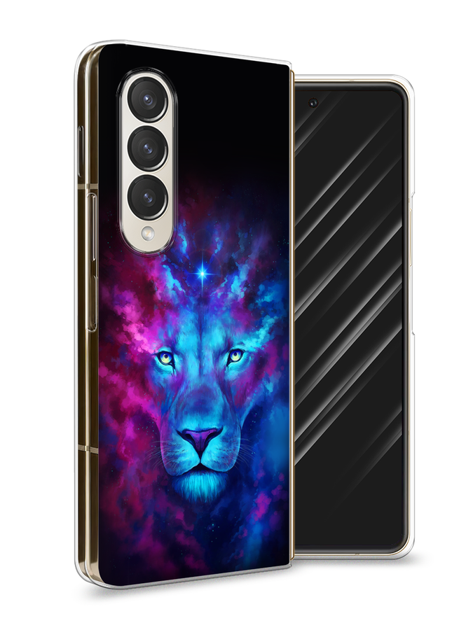 

Чехол Awog на Samsung Galaxy Z Fold 4 / Самсунг Галакси Зет Фолд "Космический лев", Разноцветный, 2106950-1