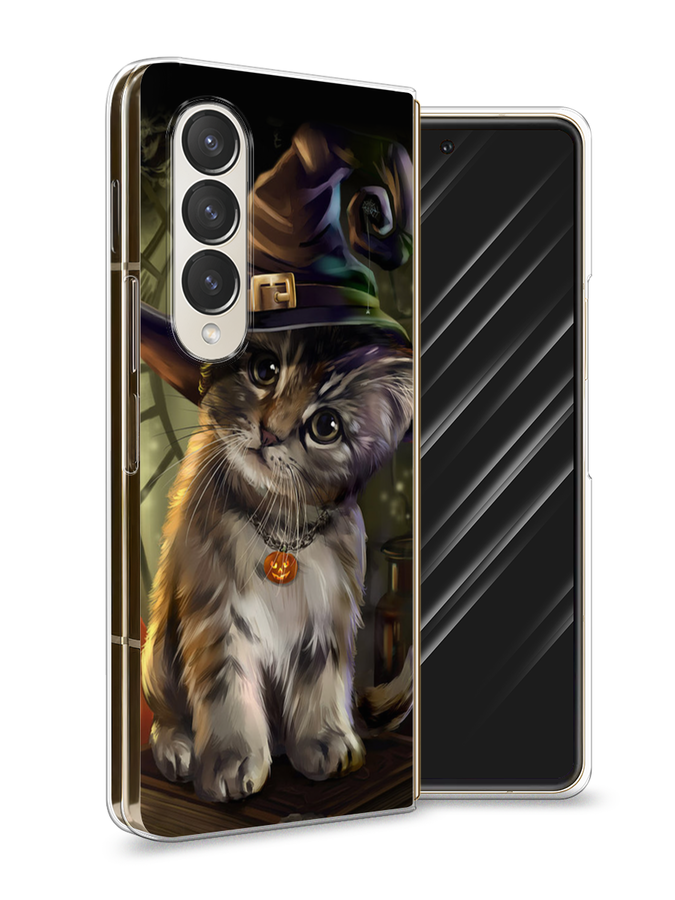 

Чехол Awog на Samsung Galaxy Z Fold 4 / Самсунг Галакси Зет Фолд "Кот на Хэллоуин", Разноцветный, 2106950-2