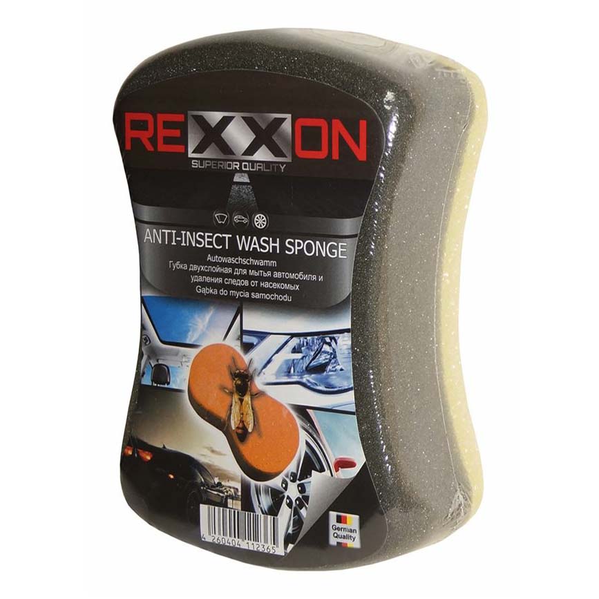 Губка Rexxon 2 в 1 для мытья двухслойная