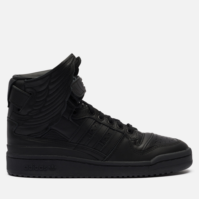 фото Кроссовки adidas originals x jeremy scott forum hi wings 4.0 черные 45.5 eu