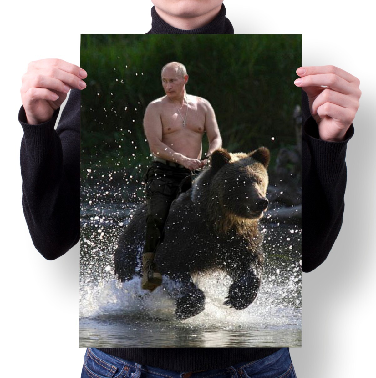 

Плакат MIGOM Принт Путин - 1, А4 Принт "Путин - 1"