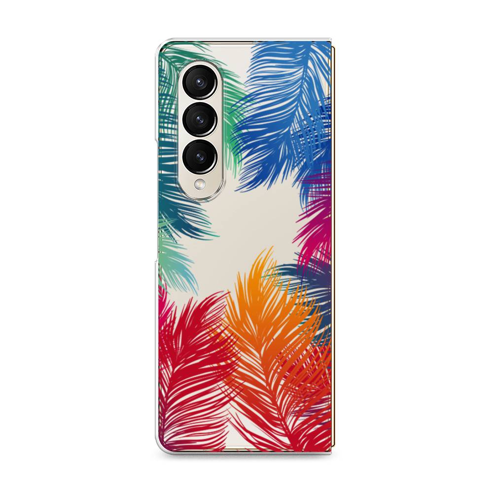 

Чехол Awog на Samsung Galaxy Z Fold 4 / Самсунг Галакси Зет Фолд "Рамка из перьев", Разноцветный, 2106950-4