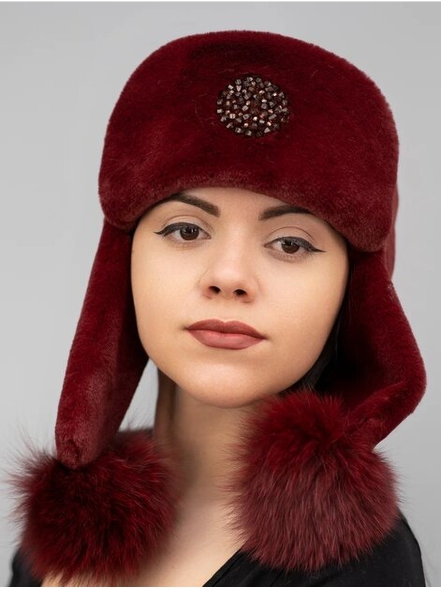 

Шапка женская Po-sezony 23233 бордовая, р, Бордовый, 23233