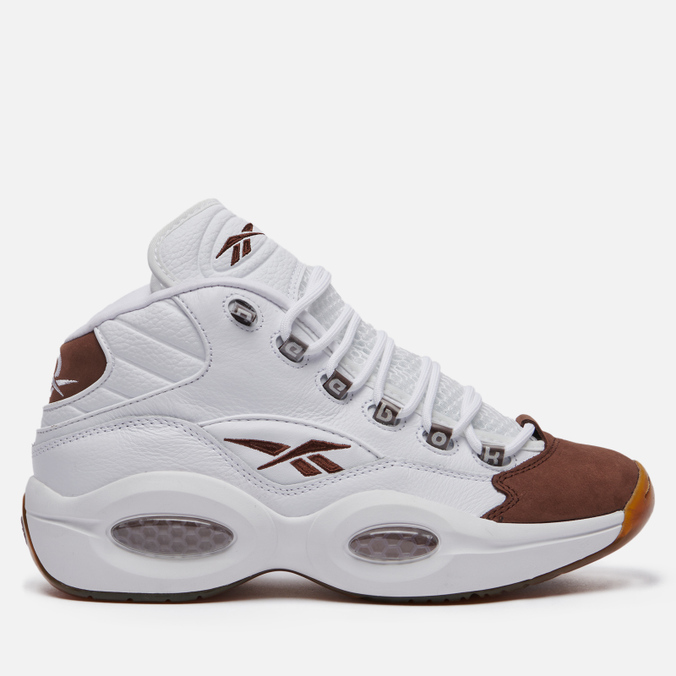 фото Кроссовки reebok question mid белые 45.5 eu