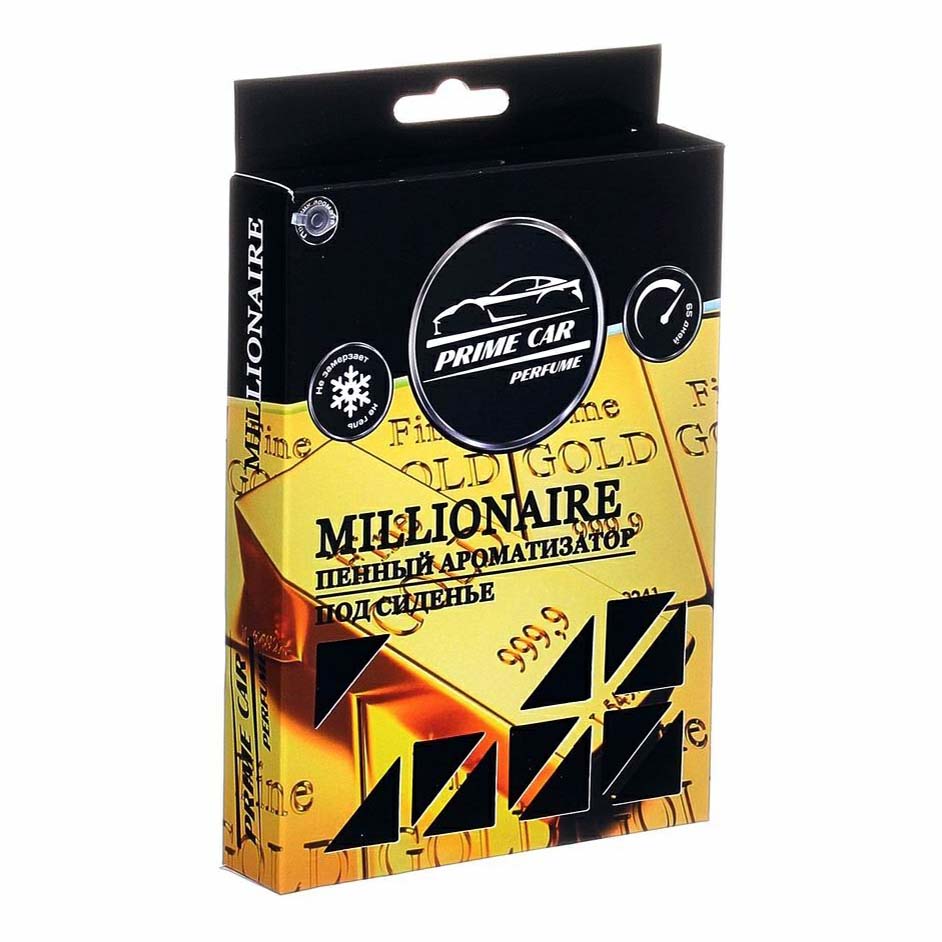 фото Ароматизатор prime car perfume millionaire пенный под сиденье 220 г