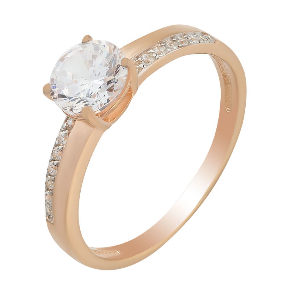 

Кольцо из серебра с фианитом р.  585Gold 701003997, 701003997