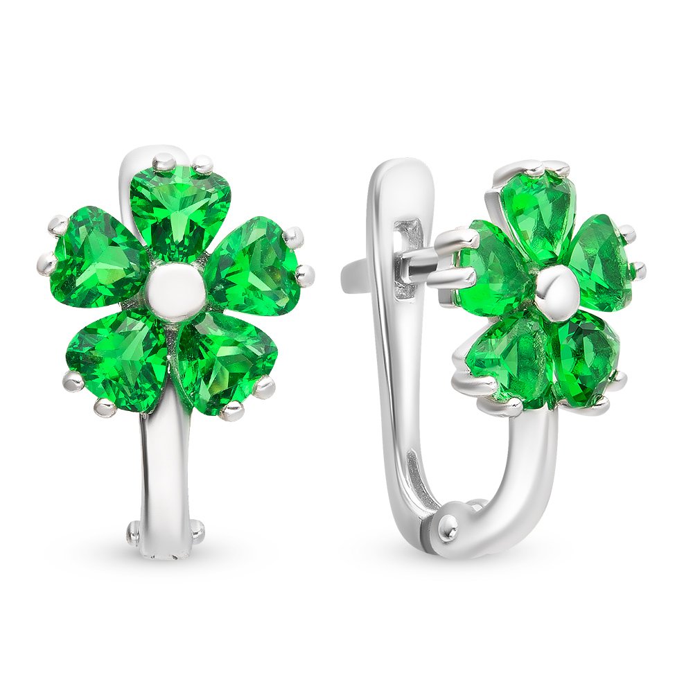 

Серьги из серебра с фианитом 585Gold 902000501, 902000501