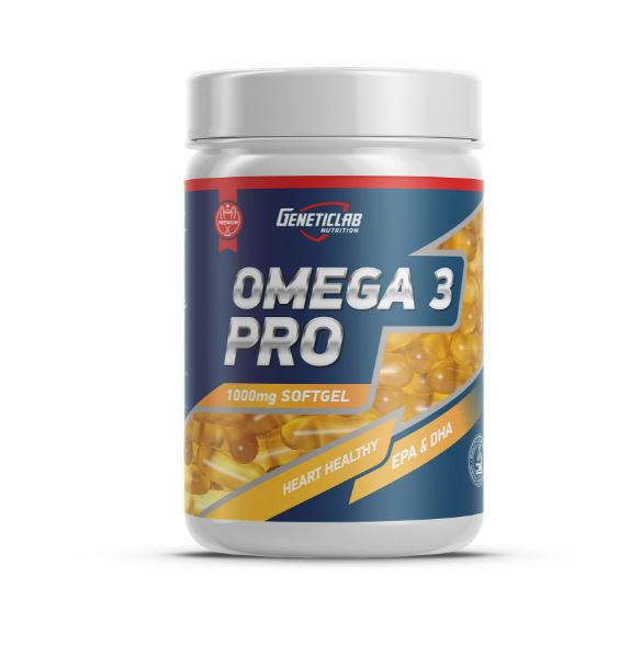 

Рыбий жир Омега 3 Geneticlab Nutrition Omega PRO 3 1000 мг 300 капсул ПНЖК Витамины БАД...