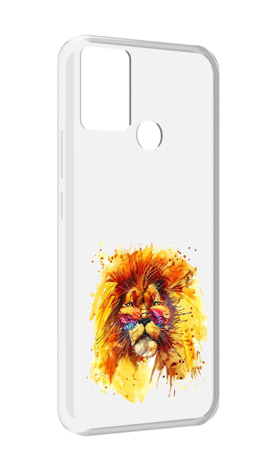 

Чехол MyPads лев в очках для Infinix Hot 11 Play, Прозрачный, Tocco