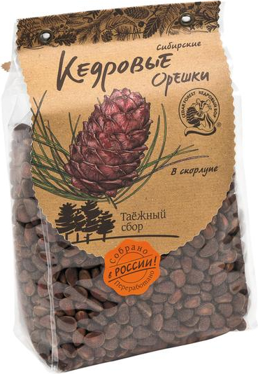 

Орехи кедровые Таежный Сбор неочищенные 500 г