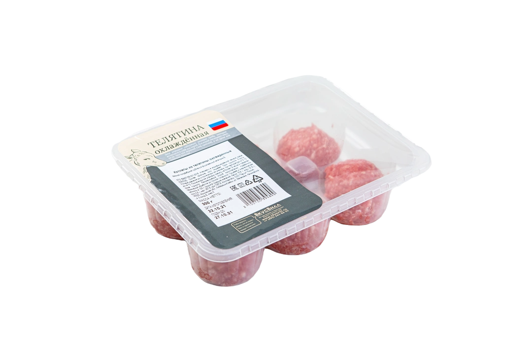

Котлеты из телятины ВкусВилл охлажденные 300 г