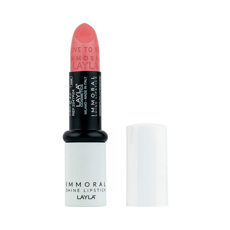 Помада для губ Layla Cosmetics блестящая  Immoral Shine Lipstick N4 панчанга личности и пять источников света