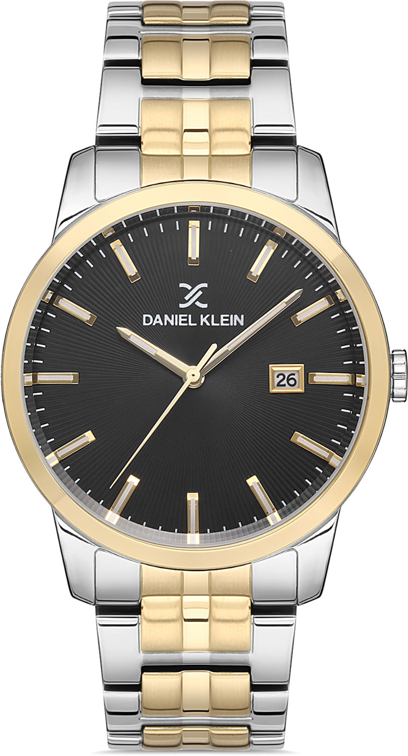 Наручные часы мужские Daniel Klein DK.1.12987-4 серебристые/золотистые