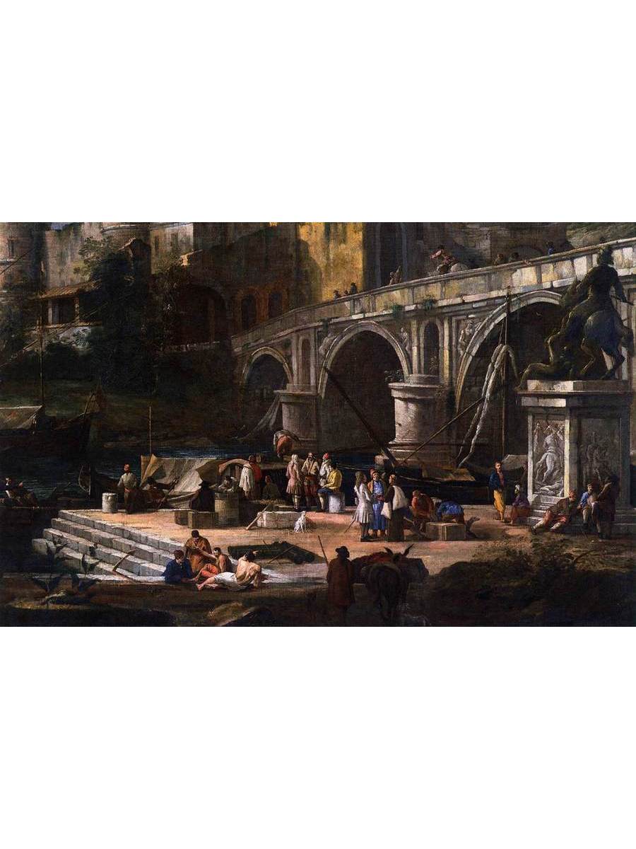 

Постер DRABS A2 Лука Карлеварис View of a River Port