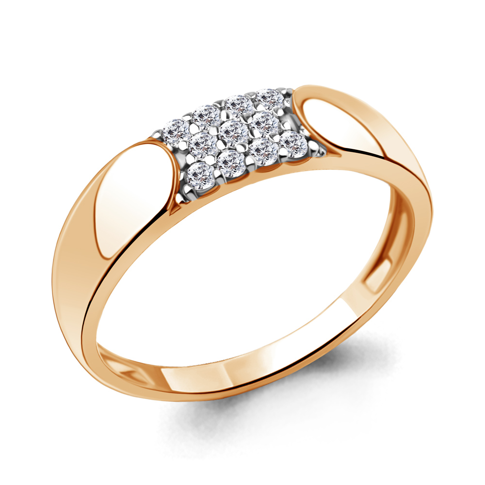 

Кольцо из красного золота с бриллиантом Aquamarine Aquamarine 964020Ак_585_кз р. 17, 964020Ак_585_кз