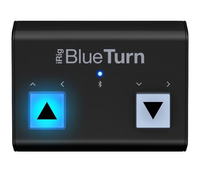 фото Контроллер ik multimedia irig blueturn ip-irig-bturn-in ножной д/перекл стр браузера black