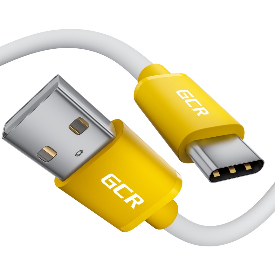 фото Кабель gcr для смартфона usb typec для быстрой зарядки 0.5м