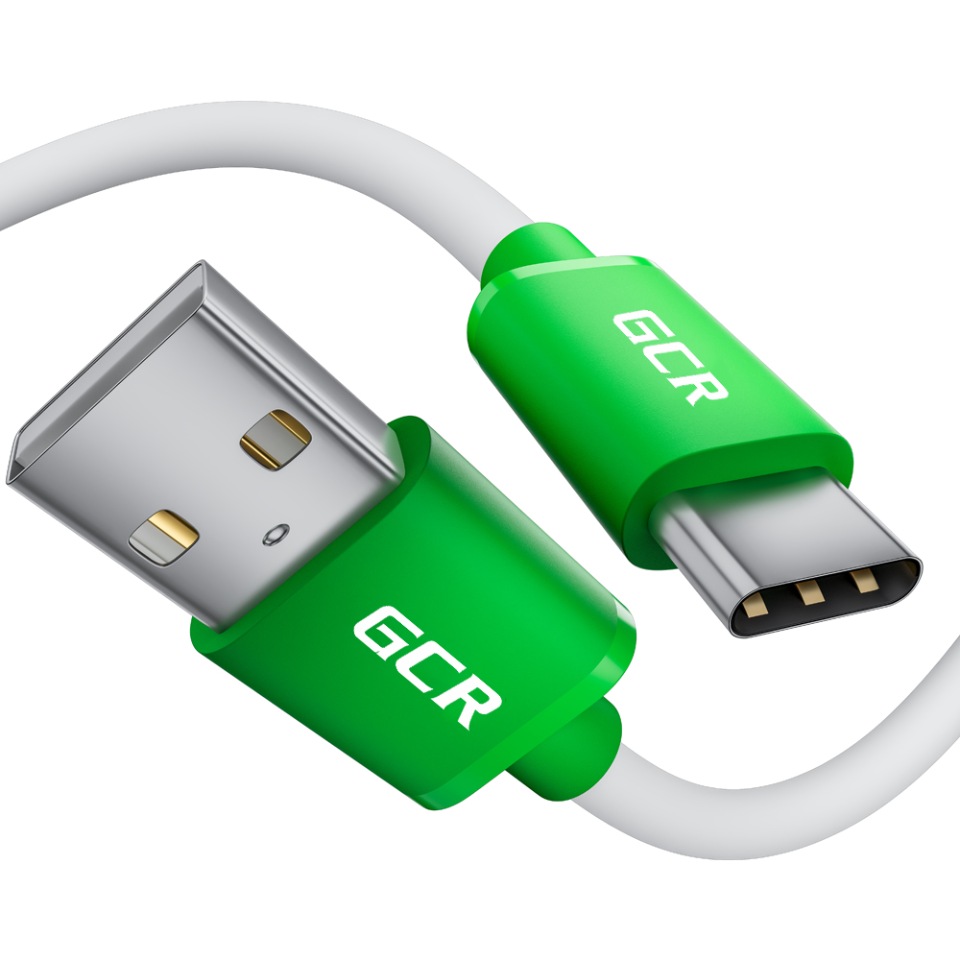 фото Кабель gcr для смартфона usb typec для быстрой зарядки 0.5м