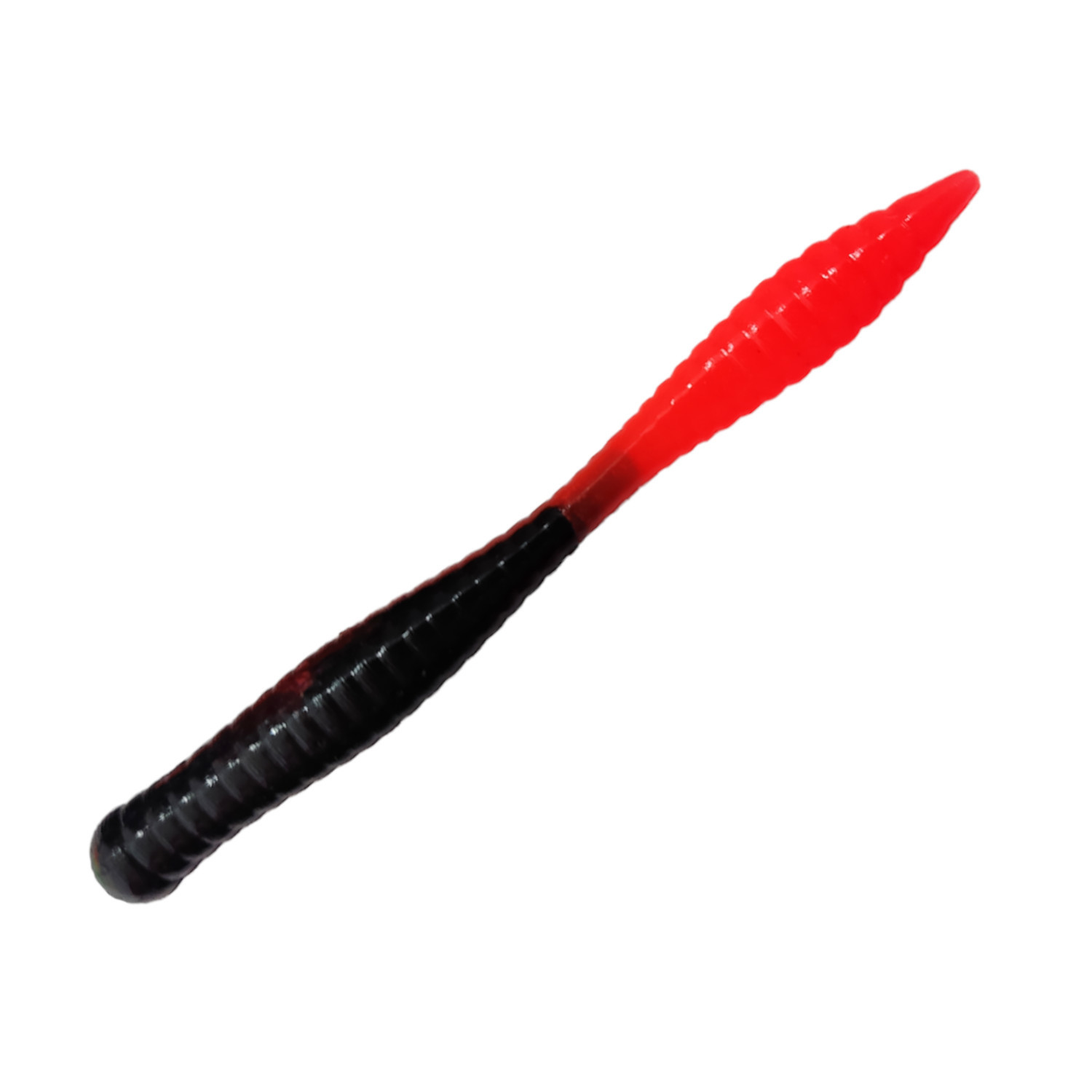 

Силиконовая приманка SANSAN trout lure в банке beaver 77сыр col 19 black-red 10шт, Разноцветный, BEAVER 77