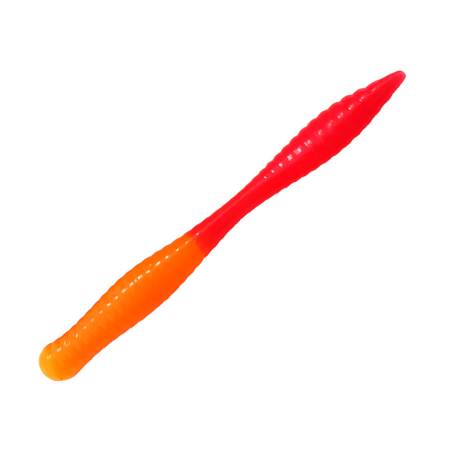 

Силиконовая приманка SANSAN trout lure в банке beaver 77сыр col 23 orange-red 10шт, Разноцветный, BEAVER 77