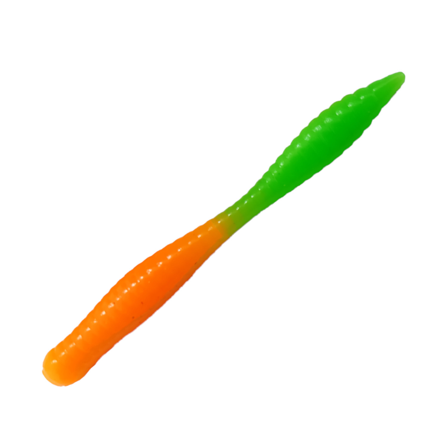 Силиконовая приманка SANSAN trout lure в банке beaver 77 сыр col 24 orange-green 10шт