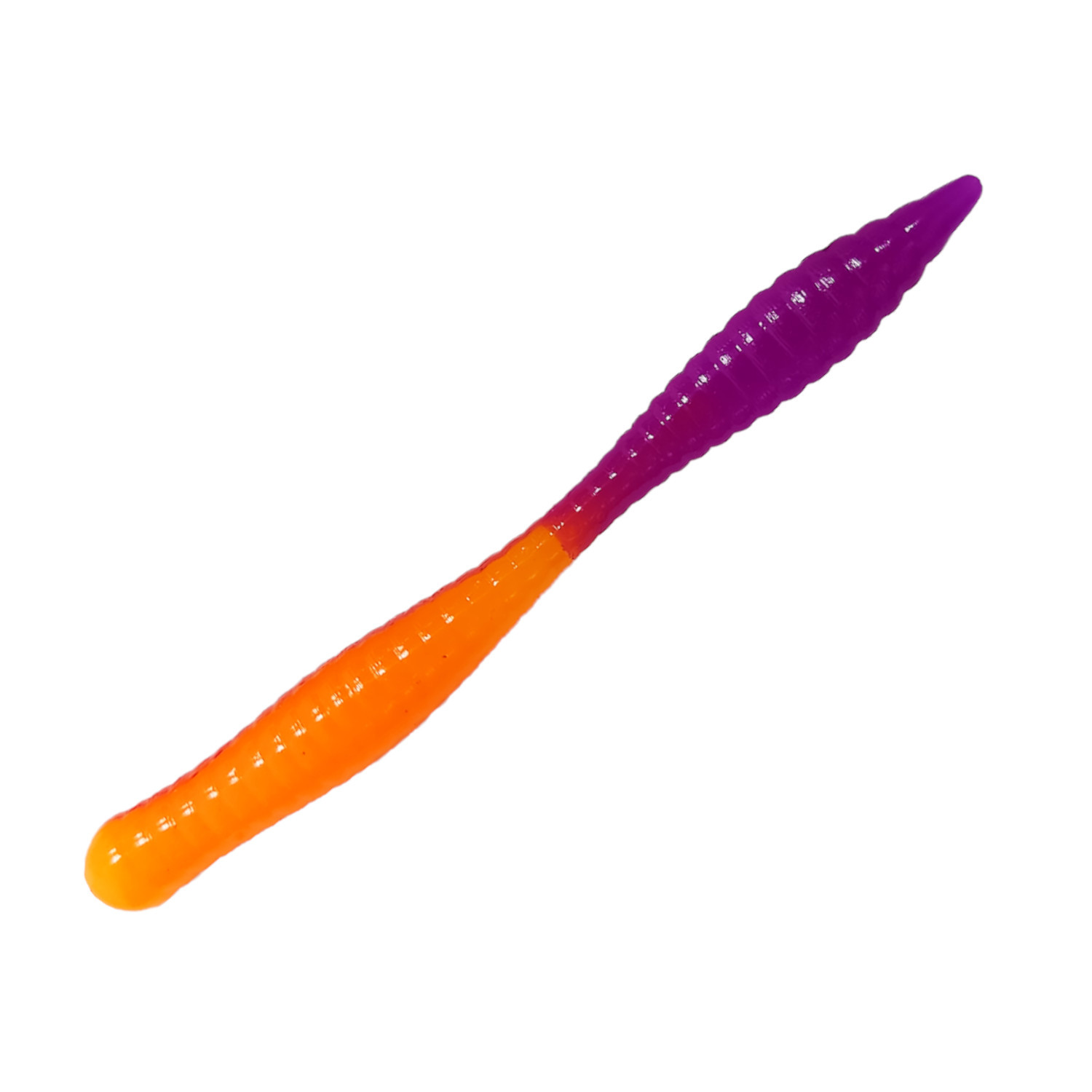 

Силиконовая приманка SANSAN trout lure в банке beaver 77сыр col 25 orange-purple 10шт, Разноцветный, BEAVER 77