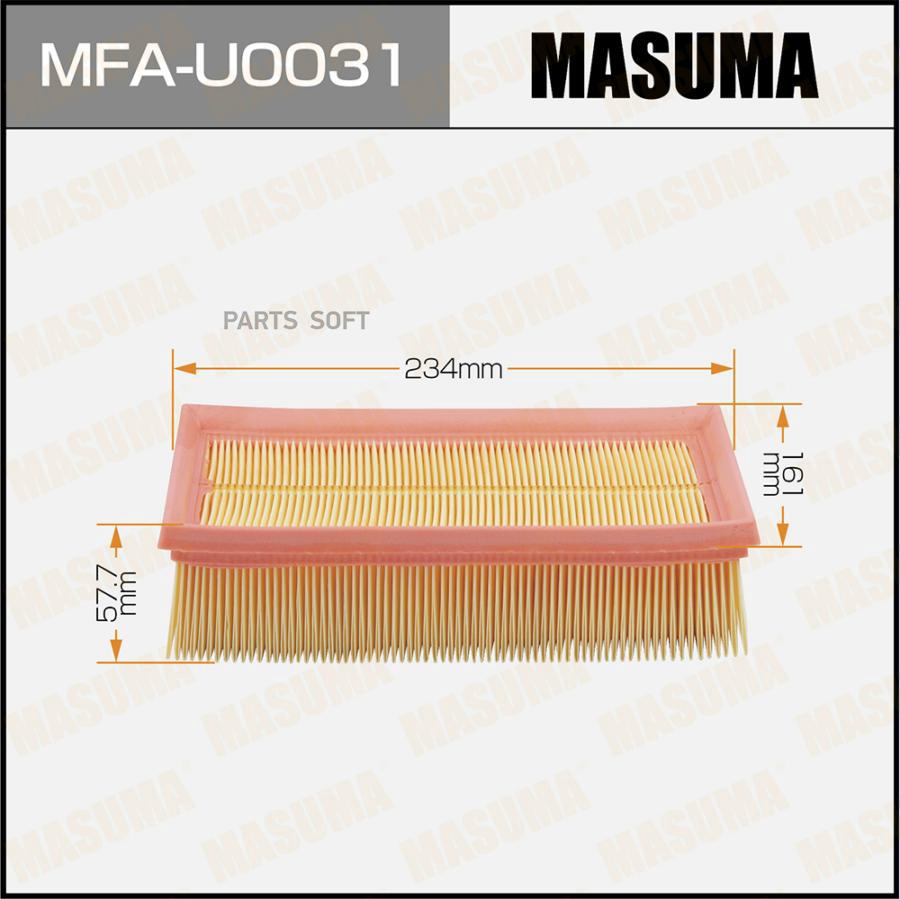 

Воздушный фильтр MASUMA mfau0031