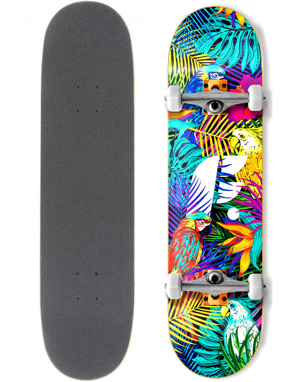 Скейтборд Footwork Tropical 80х20 см, разноцветный