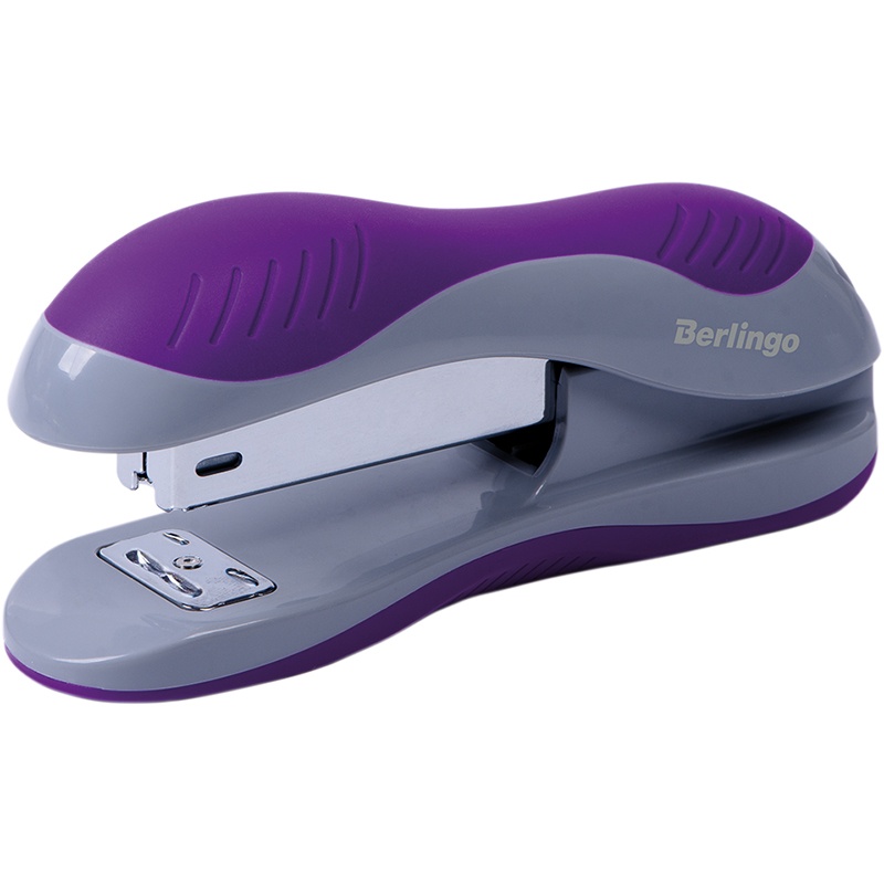 

Степлер Berlingo №24/6, 26/6, Office Soft до 25 листов, пластиковый корпус, фиолетовый