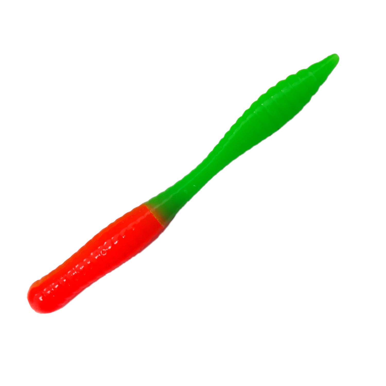 Силиконовая приманка SANSAN trout lure в банке beaver 77сыр col 32 red-green 10шт