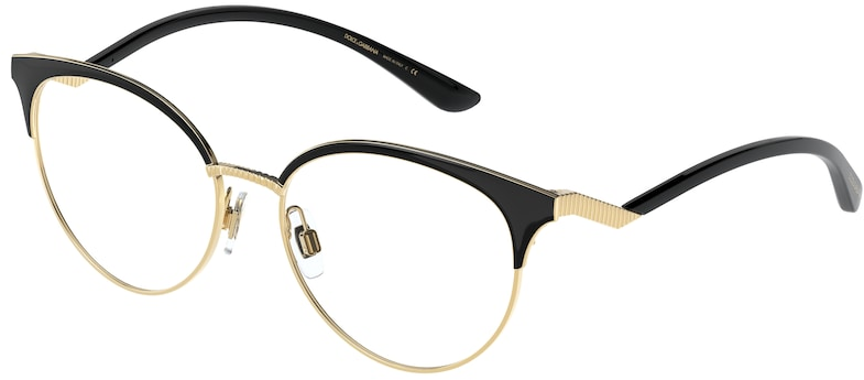 

Оправа для очков женская DOLCE&GABBANA 0DG1337 / 53 1334, золотой, 0DG1337 / 53 1334