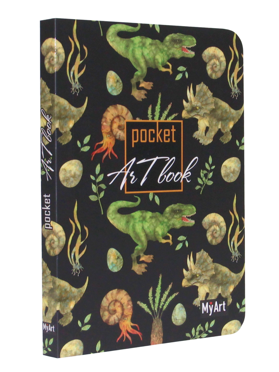 фото Скетчбук myart pocket artbook динозавры пп-00183470