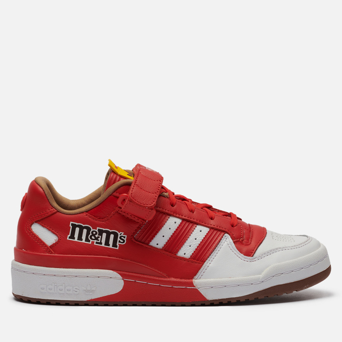 фото Кроссовки adidas originals x m&m's forum 84 low красные 42.5 eu