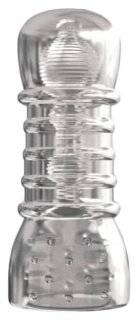 Прозрачный двусторонний мастурбатор STROKER №2