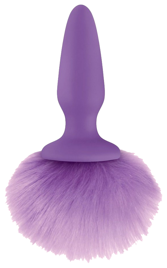 фото Фиолетовая анальная пробка с фиолетовым заячьим хвостом bunny tails purple ns novelties