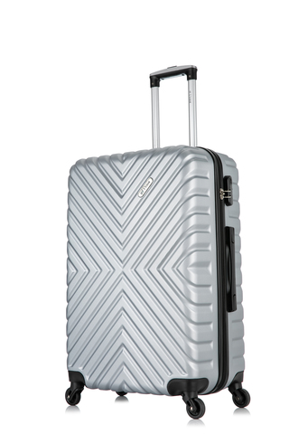 

Чемодан L'Case New Delhi серебристый L, New Delhi