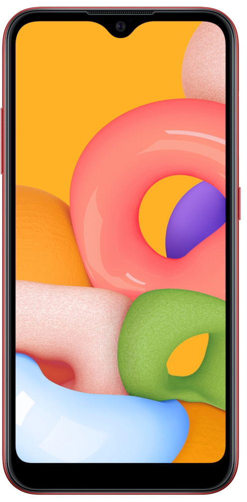 фото Смартфон samsung galaxy m01 3/32gb red (sm-m015fzrdser)