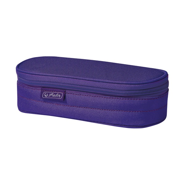 фото Пенал-косметичка herlitz case fresh colours, фиолетовый