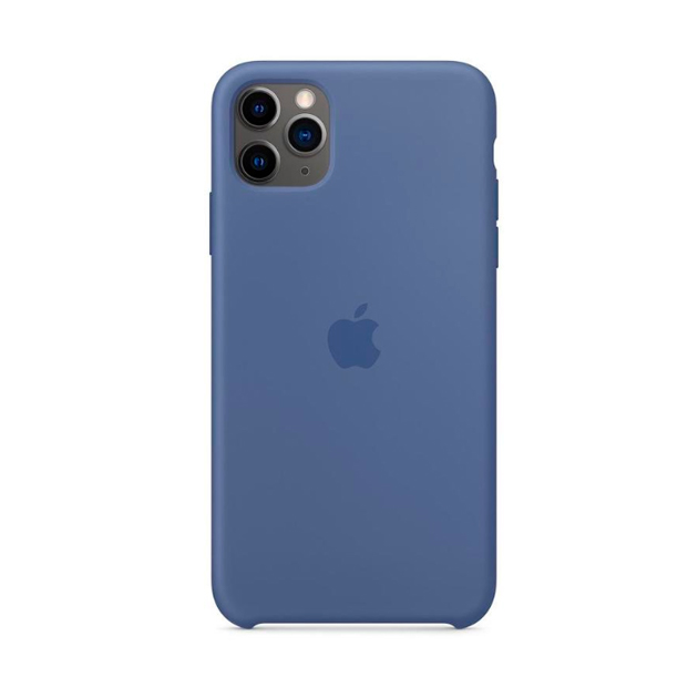 фото Чехол apple iphone 11 pro max silicone linen blue (my122zm/a)