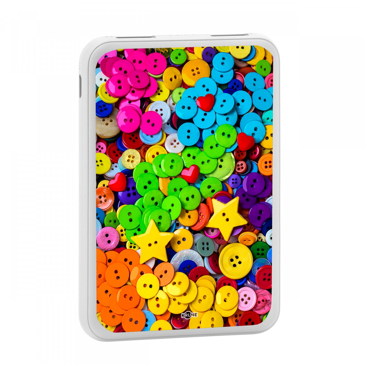 

Внешний аккумулятор / Power Bank 5000 mAh КRUЧЕ Print Пуговки, Print