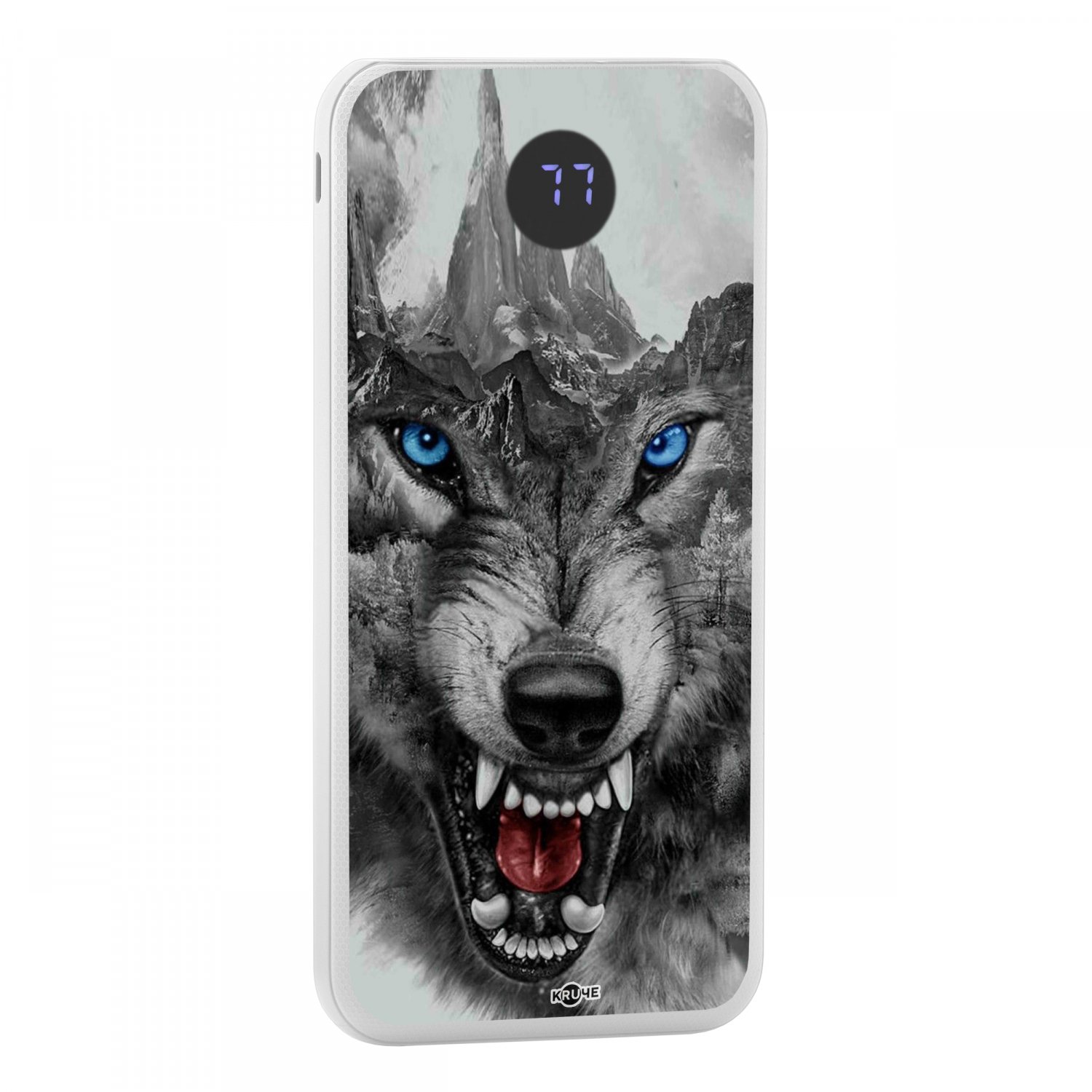 

Внешний аккумулятор / Power Bank 10000 mAh КRUЧЕ Print Волк, Print